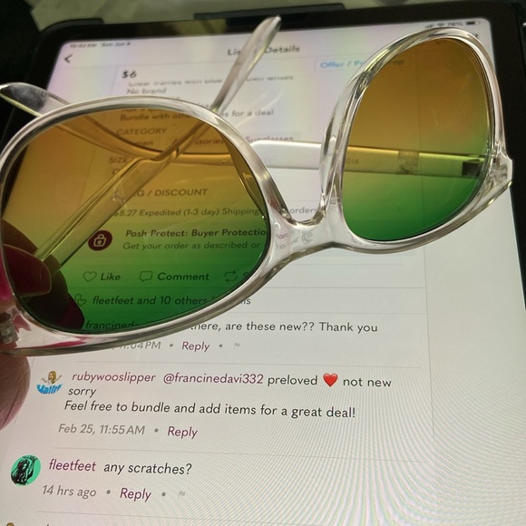 Clear frame sunglasses 🕶️ - Picture 15 of 15